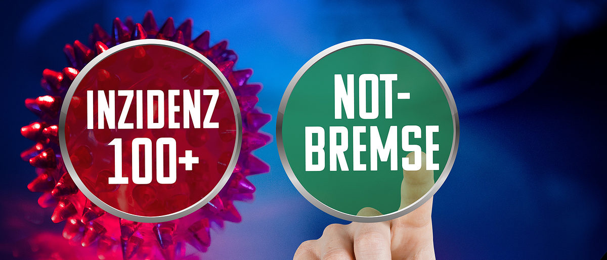Die Bundes-Notbremse greift ab einer Inzidenz von 100 Die Bundes-Notbremse greift ab einer Inzidenz von 100