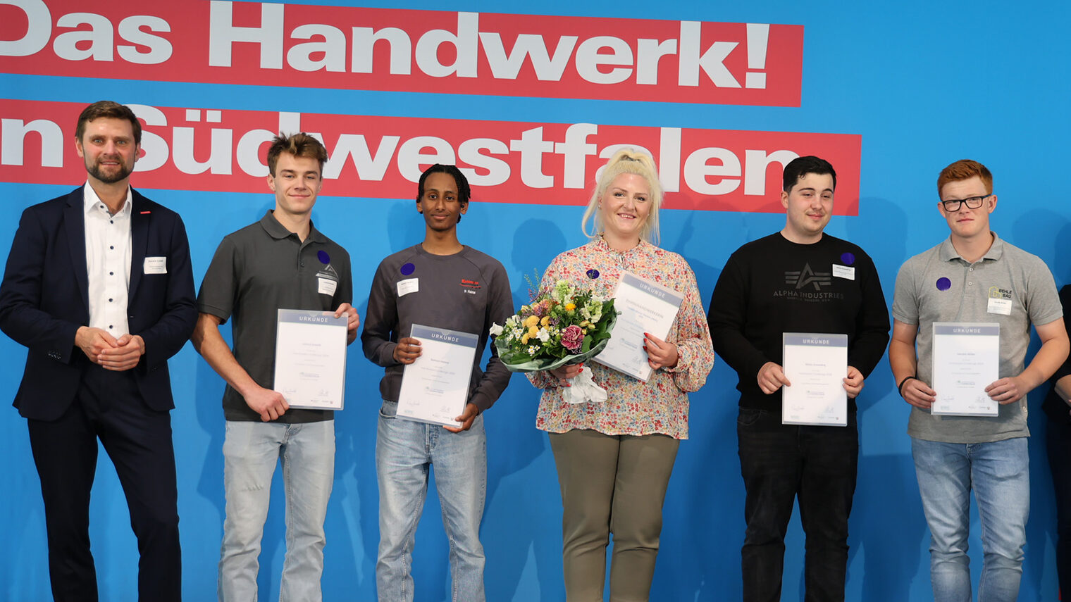 Siegerehrung mit Christin-Marie Stamm MdL.