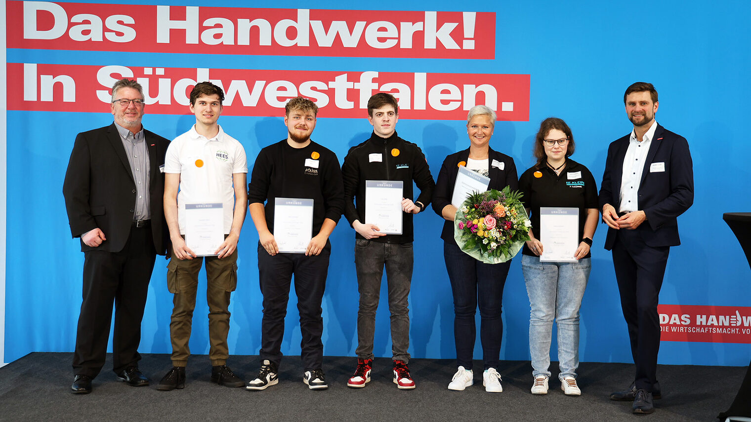 Siegerehrung mit Anke Fuchs-Dreisbach MdL.