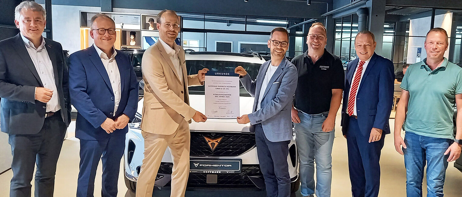 Ausbildungspreisverleihung: Nominierung Autohaus Hoffmann, Standort Winterberg
