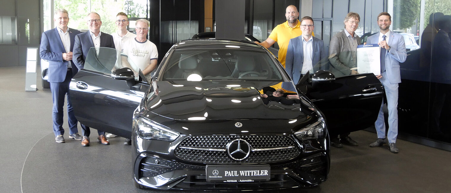 Die Paul Witteler GmbH & Co. KG aus Brilon ist für den Ausbildungspreis des südwestfälischen Handwerks nominiert und erhält die Nominierungsurkunde.