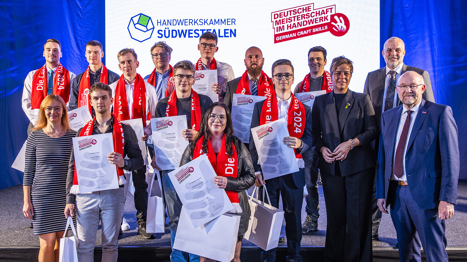 26.10.24, Dortmund , Zeche Hansemann, DM im Handwerk Foto © Sarah Rauch Schlagwort(e): Deutsche Meisterschaften, Handwerkskammer Dortmund, Zeche Hansemann, Siegerinnen, Sieger