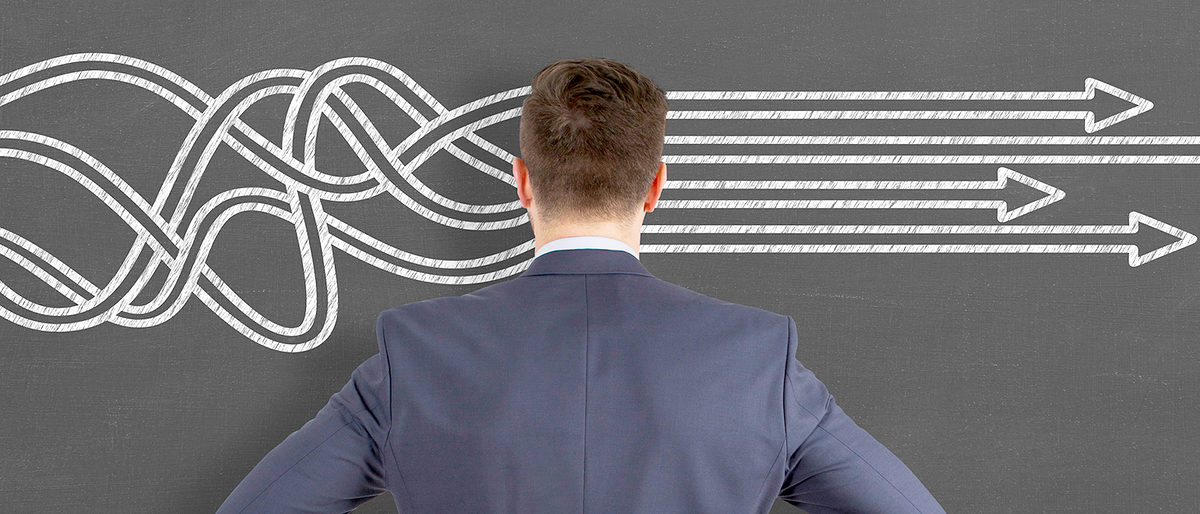 Businessman is standing in front of blackboard with drawn arrows. Thinking about structuring business process and solutions. Schlagwort(e): Breaking New Ground, Service, A Helping Hand, Connect the Dots, New Business, Businessman, Wisdom, Men, Sketch, Chalk Drawing, Inspiration, Brainstorming, Global Communications, Prosperity, Arrow Symbol, Thinking, Working, Analyzing, Organization, The Way Forward, Backgrounds, Plan, Global Business, Control, Success, Expertise, Scrutiny, Leadership, Solution, Strategy, Planning, Problems, Teamwork, Connection, Togetherness, Support, Assistance, Discovery, Innovation, Creativity, Journey, Progress, Friendship, Order, Concepts, Direction, Ideas, Education, Business, Finance, Manager, Engineer, Professional Occupation, Occupation, People, Street, Symbol, Blackboard, Chalk - Art Equipment, Team, Endorsing, Global, Big Data