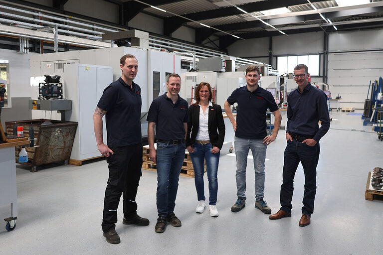 Besuch von der Handwerkskammer Südwestfalen und der Deutschen Rentenversicherung bei der Fosch GmbH in Marsberg-Giershagen.