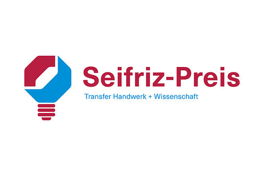 Das Logo des Seifriz–Transferpreis Handwerk + Wissenschaft.