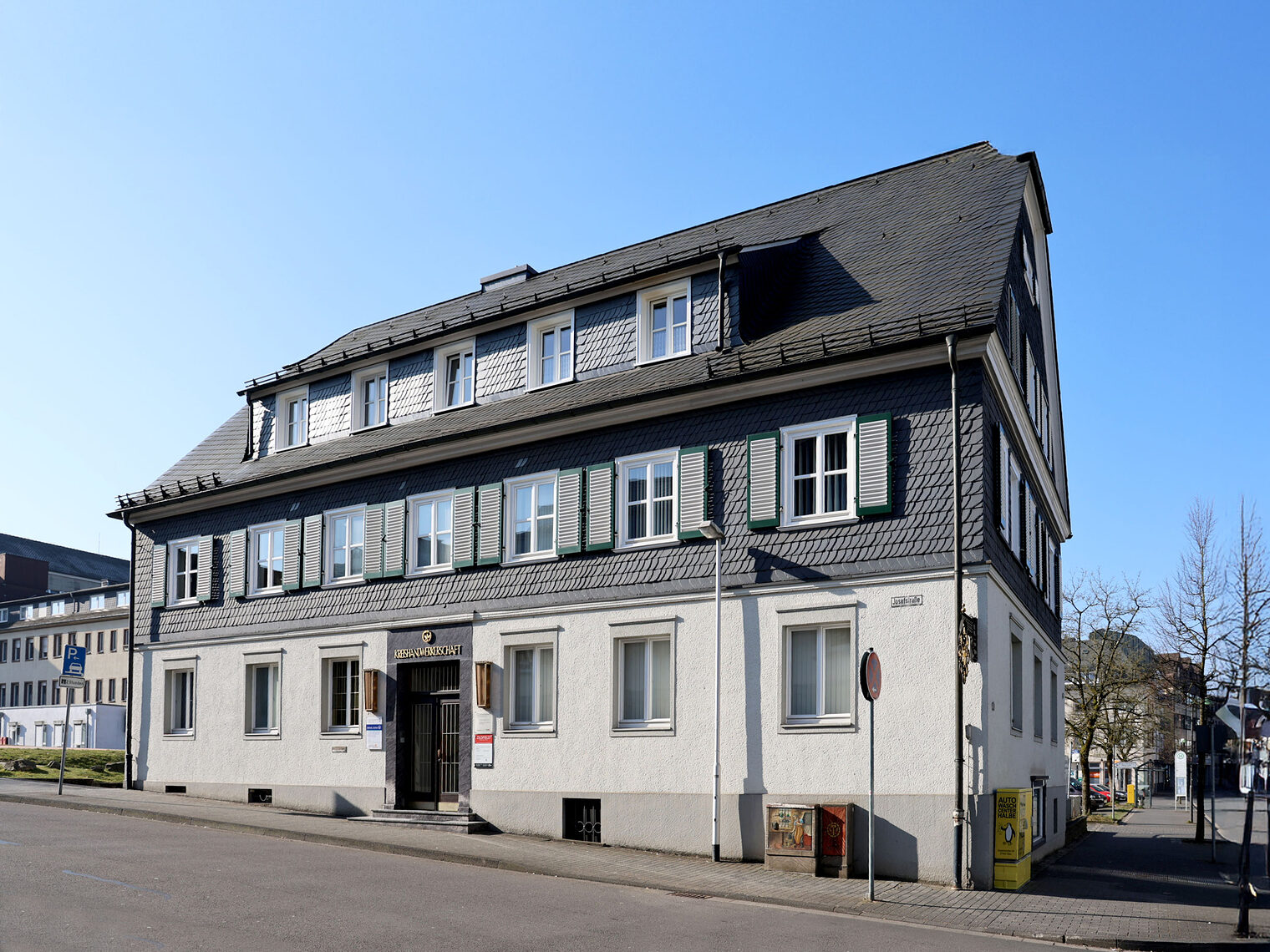 Foto des Gebäudes der Außenstelle der Handwerkskammer Südwestfalen in Olpe.