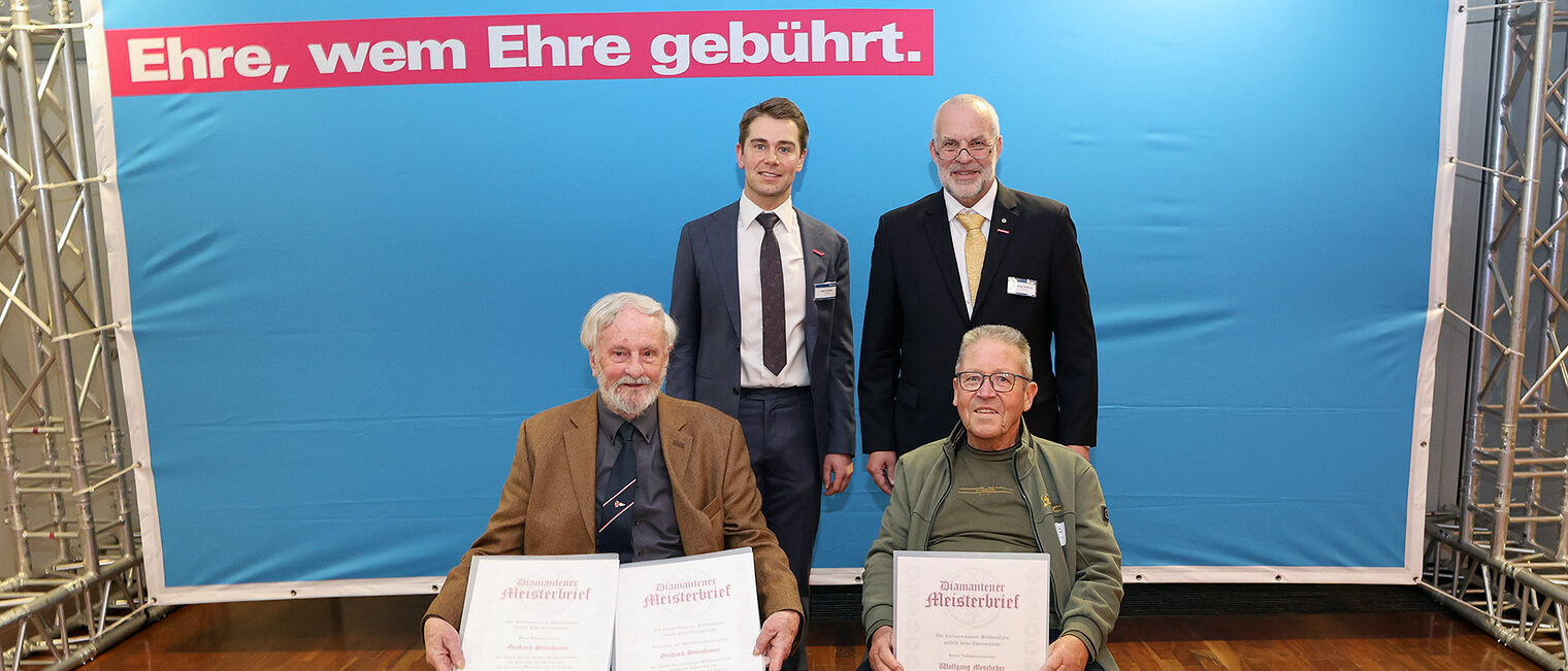 Die Diamantmeister außerhalb des Kammerbezirks. 