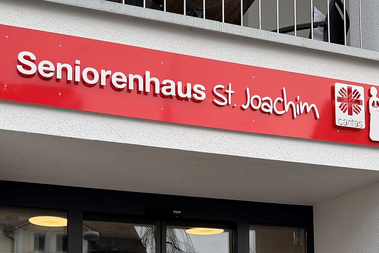 Eingang des Seniorenhaus St. Joachim in Arnsberg,