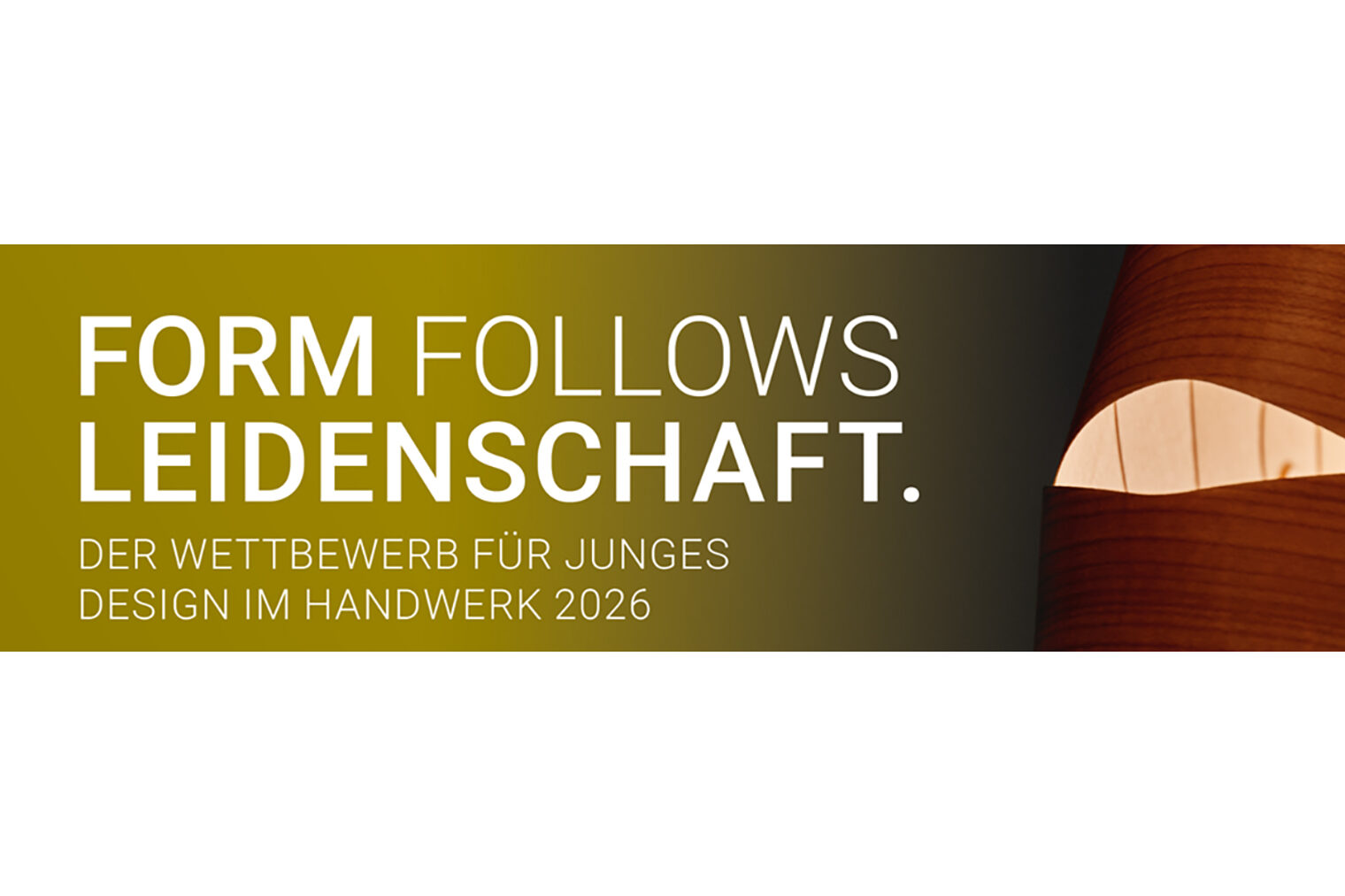 Banner zum Wettbewerb DesignTalente 2026
