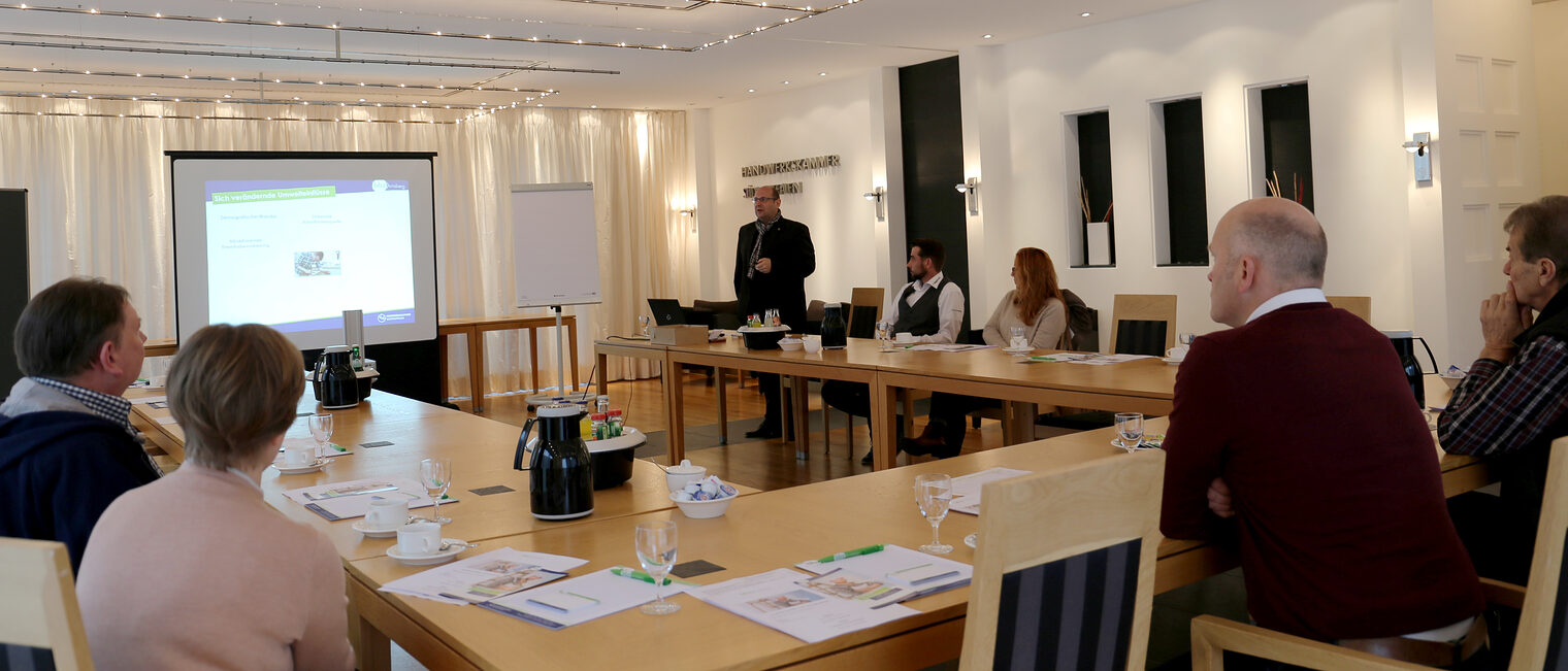 Unternehmerfrühstück Vorarbeiter Maler