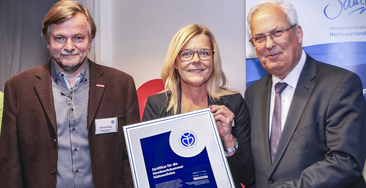 Zertifikatsverleihung Familienfreundliches Unternehmen